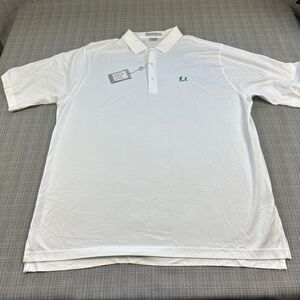 Martin Golf Polo‎ Shirt Mens XXL White Pima Cotton Casual Preppy Comfort
